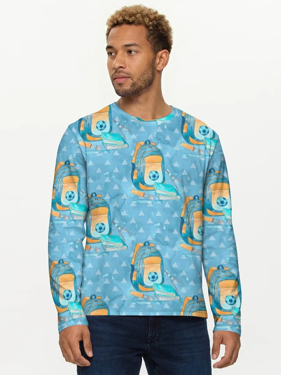 Men's cotton long sleeve shirt