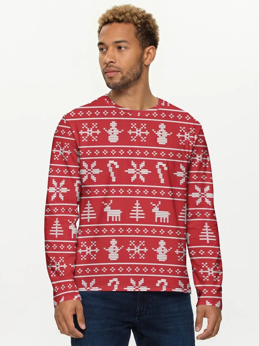 Men's cotton long sleeve shirt