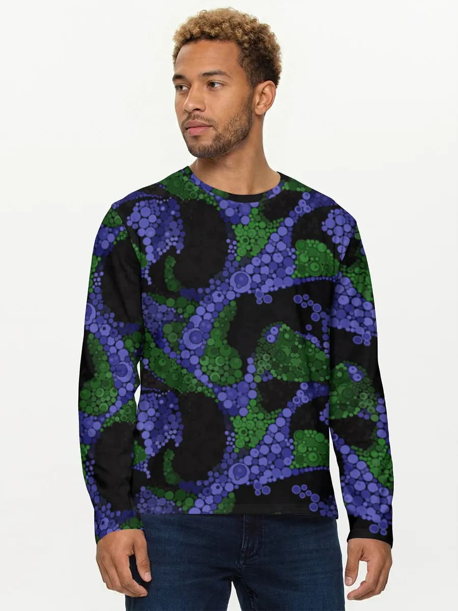 Men's cotton long sleeve shirt