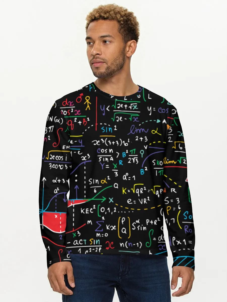 Camisa de manga larga de algodón para hombre