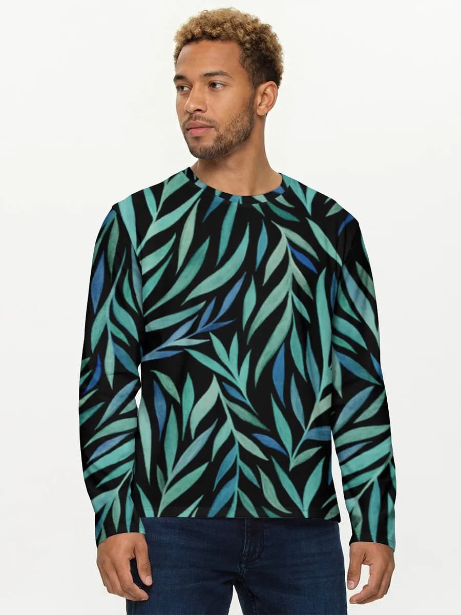 Men's cotton long sleeve shirt