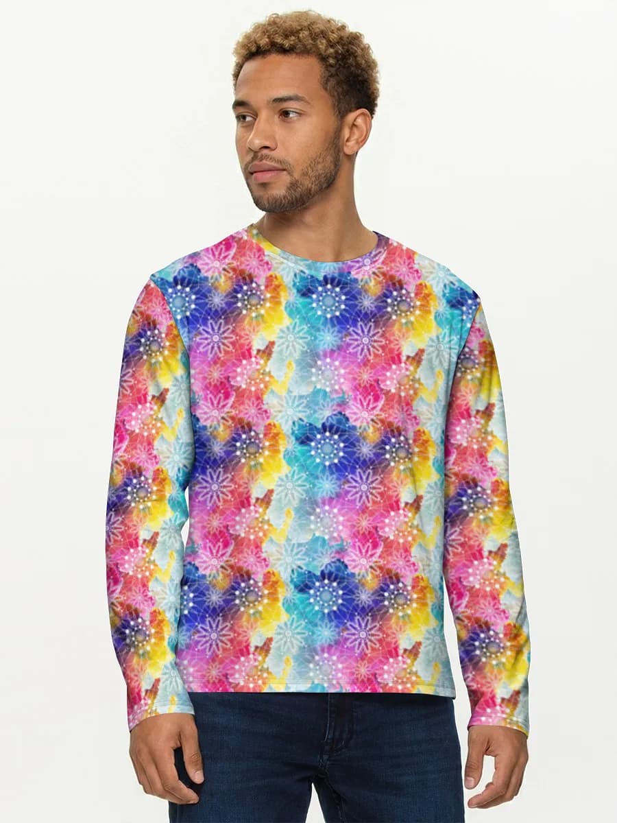 Men's cotton long sleeve shirt