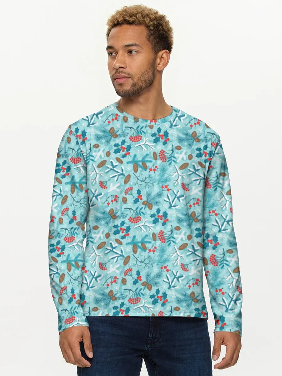 Men's cotton long sleeve shirt