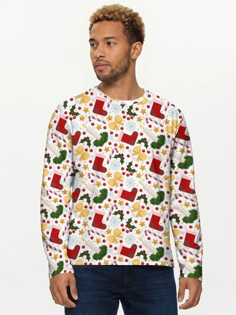 Men's cotton long sleeve shirt