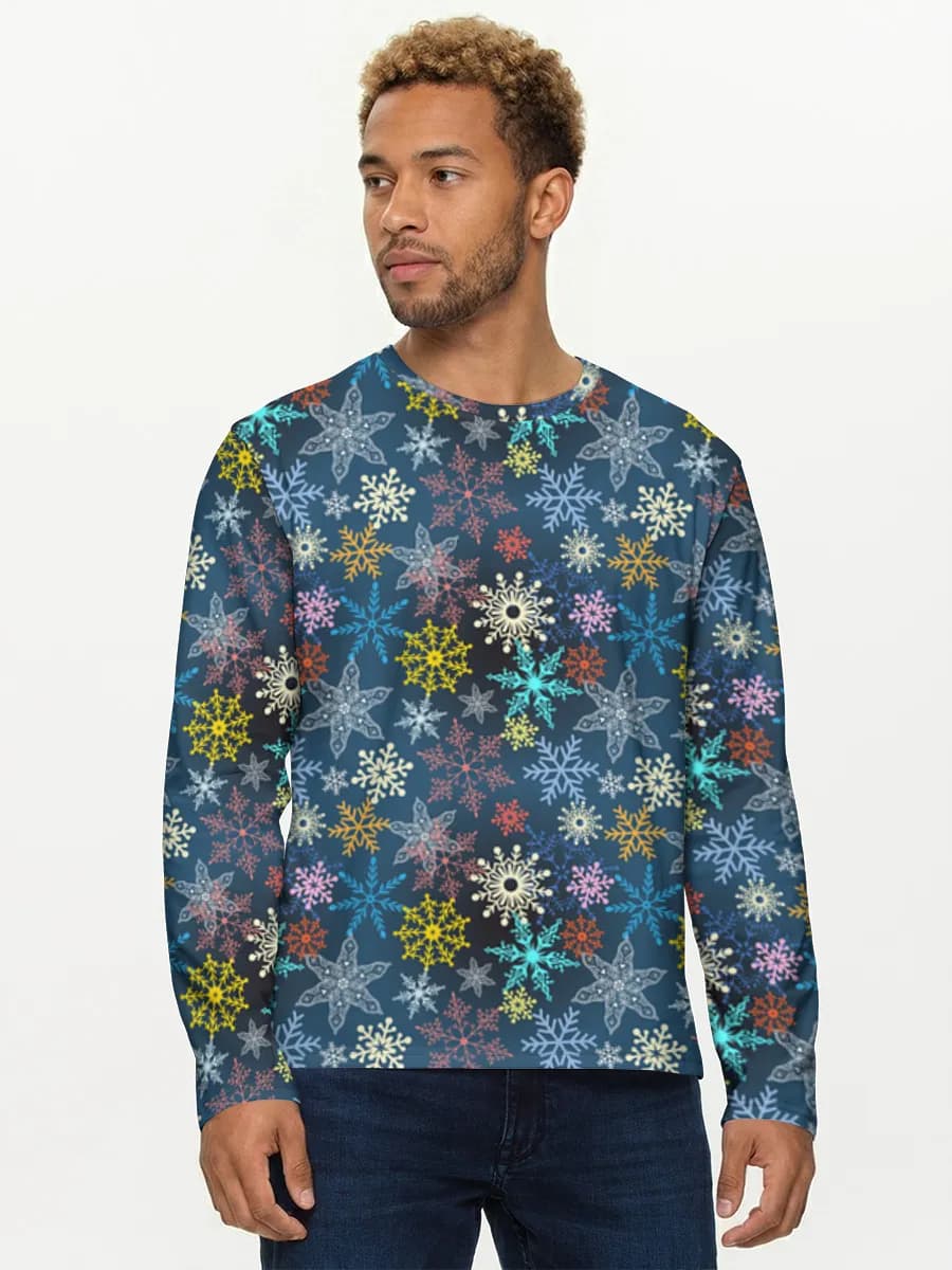 Men's cotton long sleeve shirt