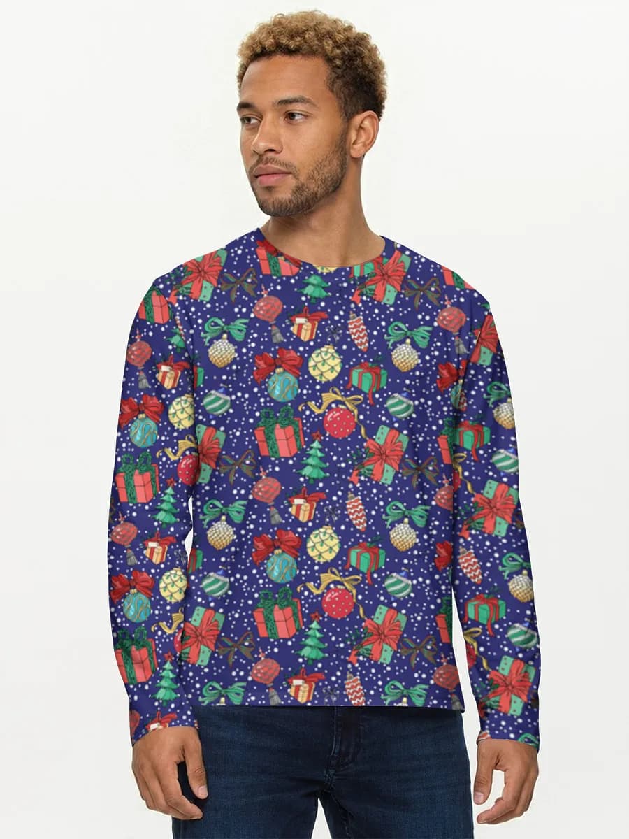 Men's cotton long sleeve shirt