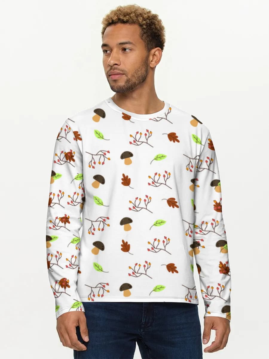 Camisa de manga larga de algodón para hombre