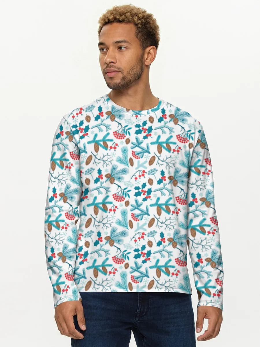 Men's cotton long sleeve shirt