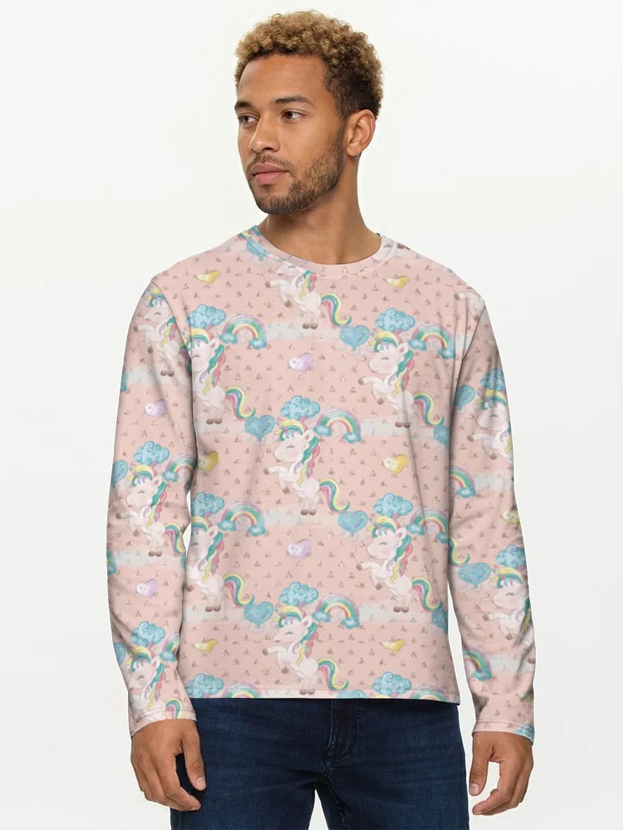 T-shirt Coton Manches Longues Homme