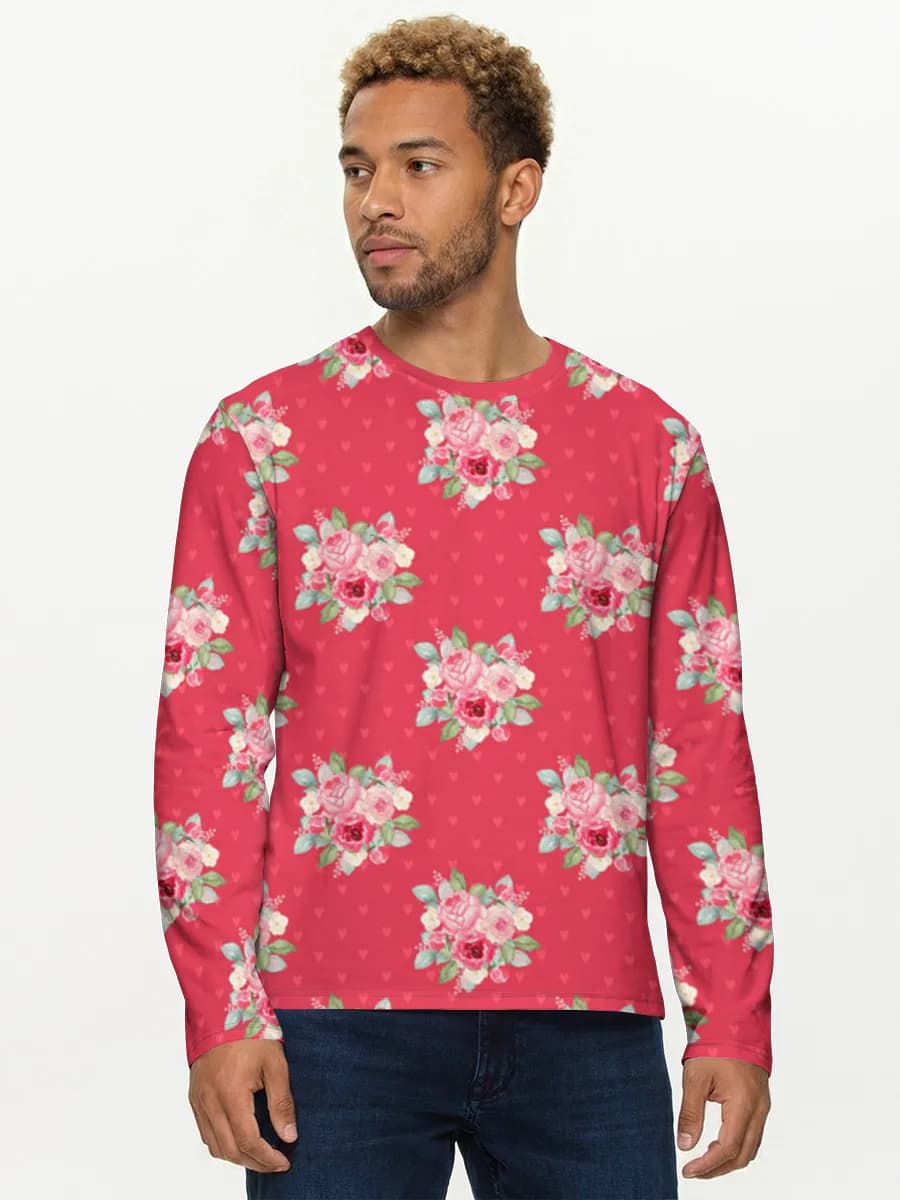 Men's cotton long sleeve shirt