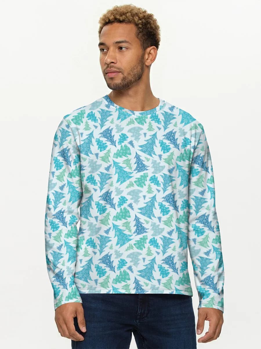 Men's cotton long sleeve shirt