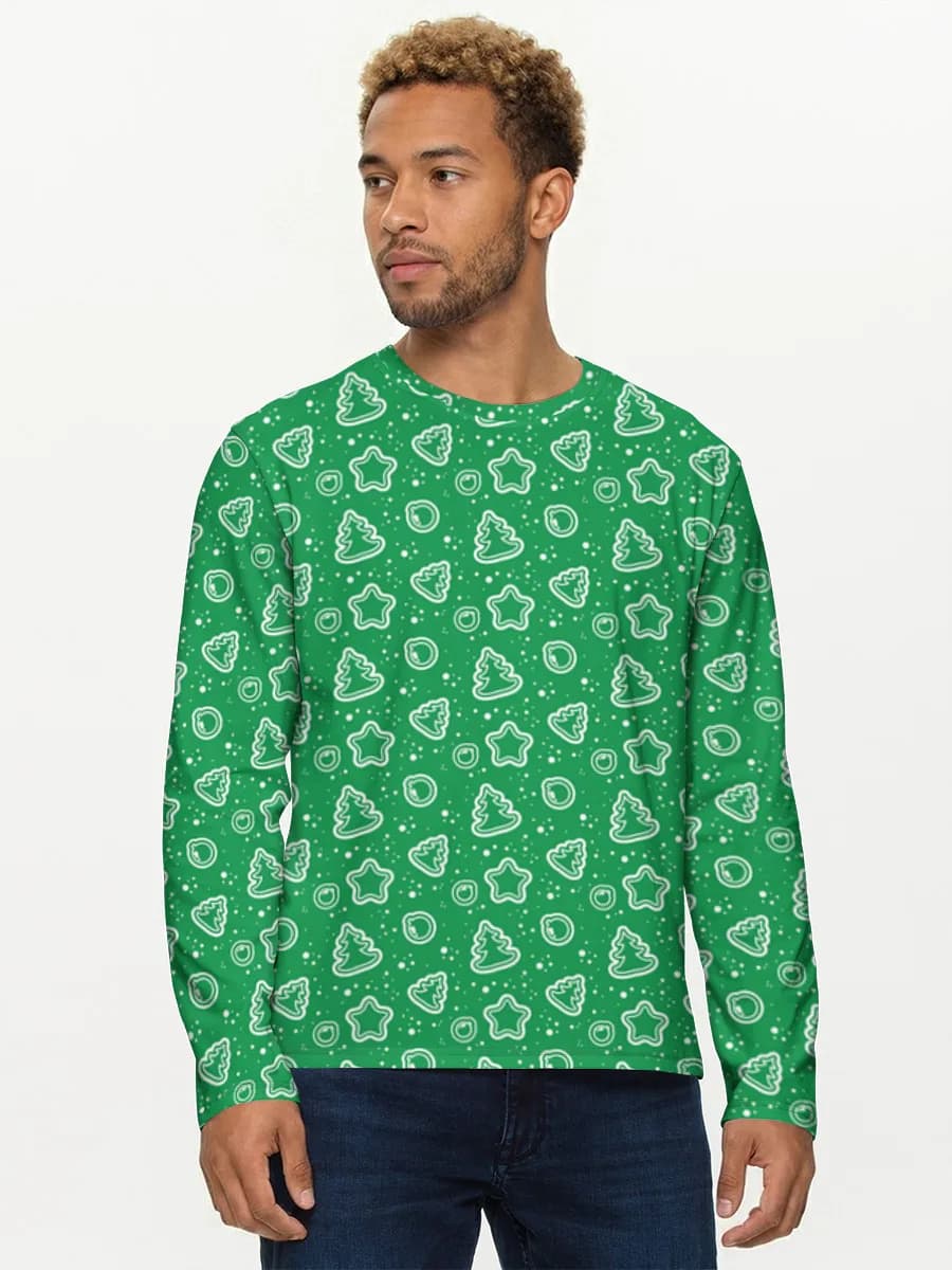 Men's cotton long sleeve shirt