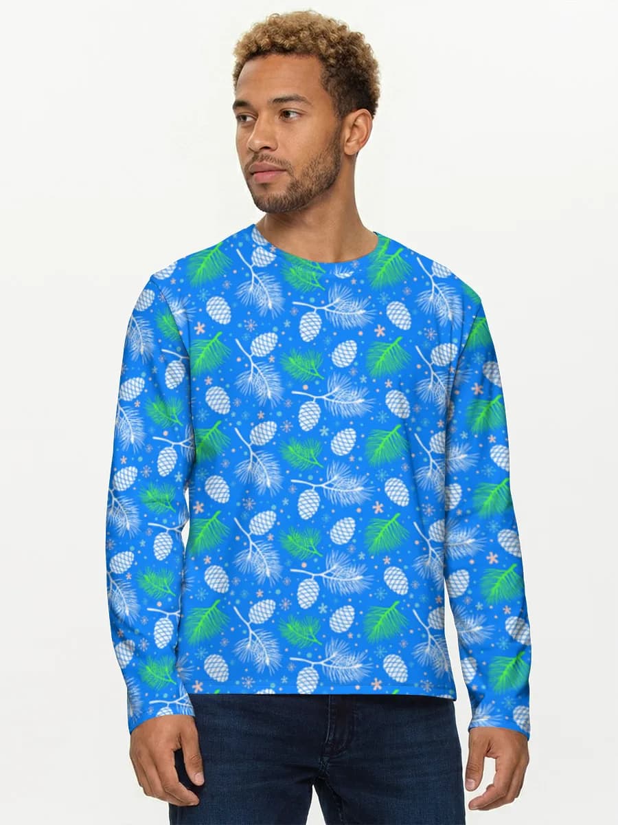 Men's cotton long sleeve shirt