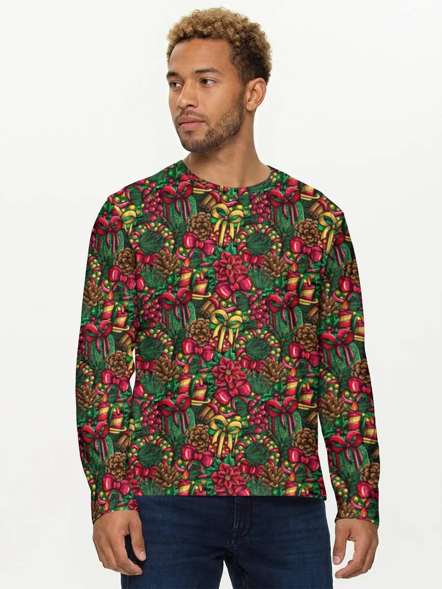 Men's cotton long sleeve shirt