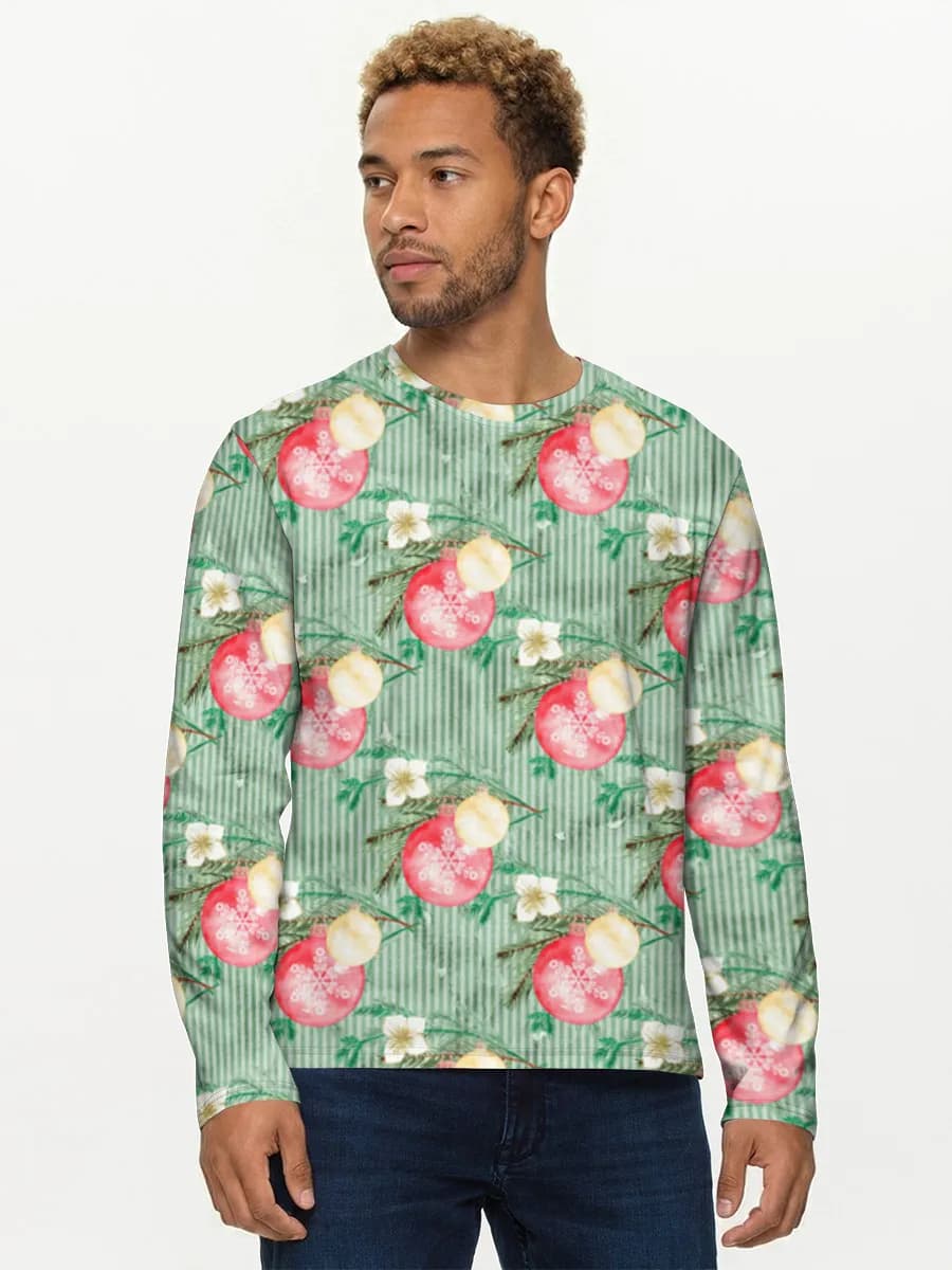 Men's cotton long sleeve shirt