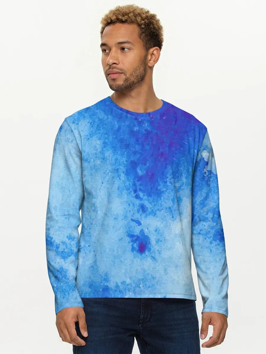 Men's cotton long sleeve shirt