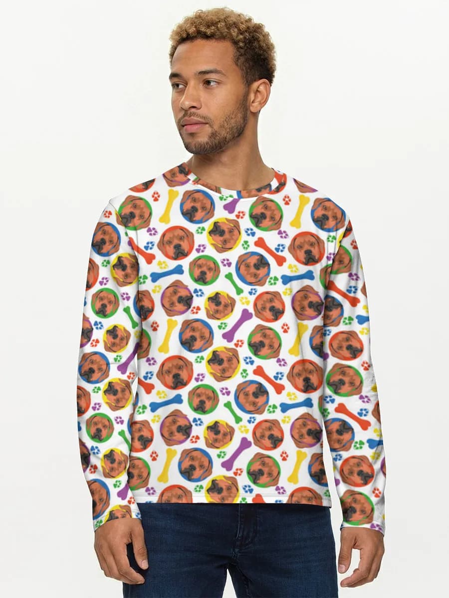 T-shirt Coton Manches Longues Homme