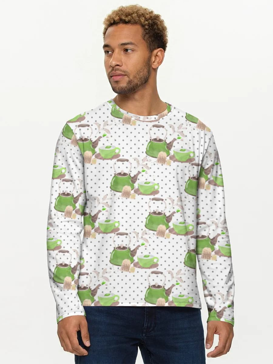 Men's cotton long sleeve shirt