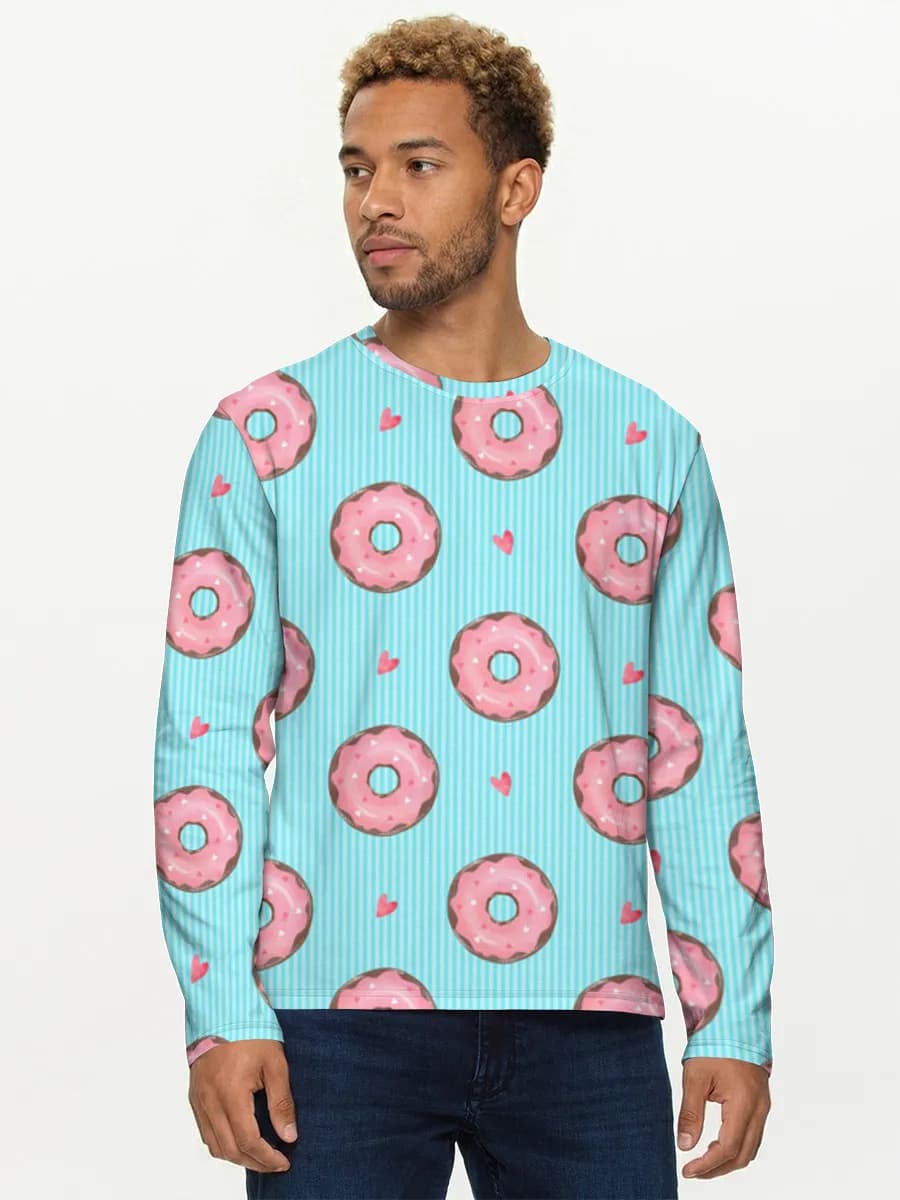 Camisa de manga larga de algodón para hombre