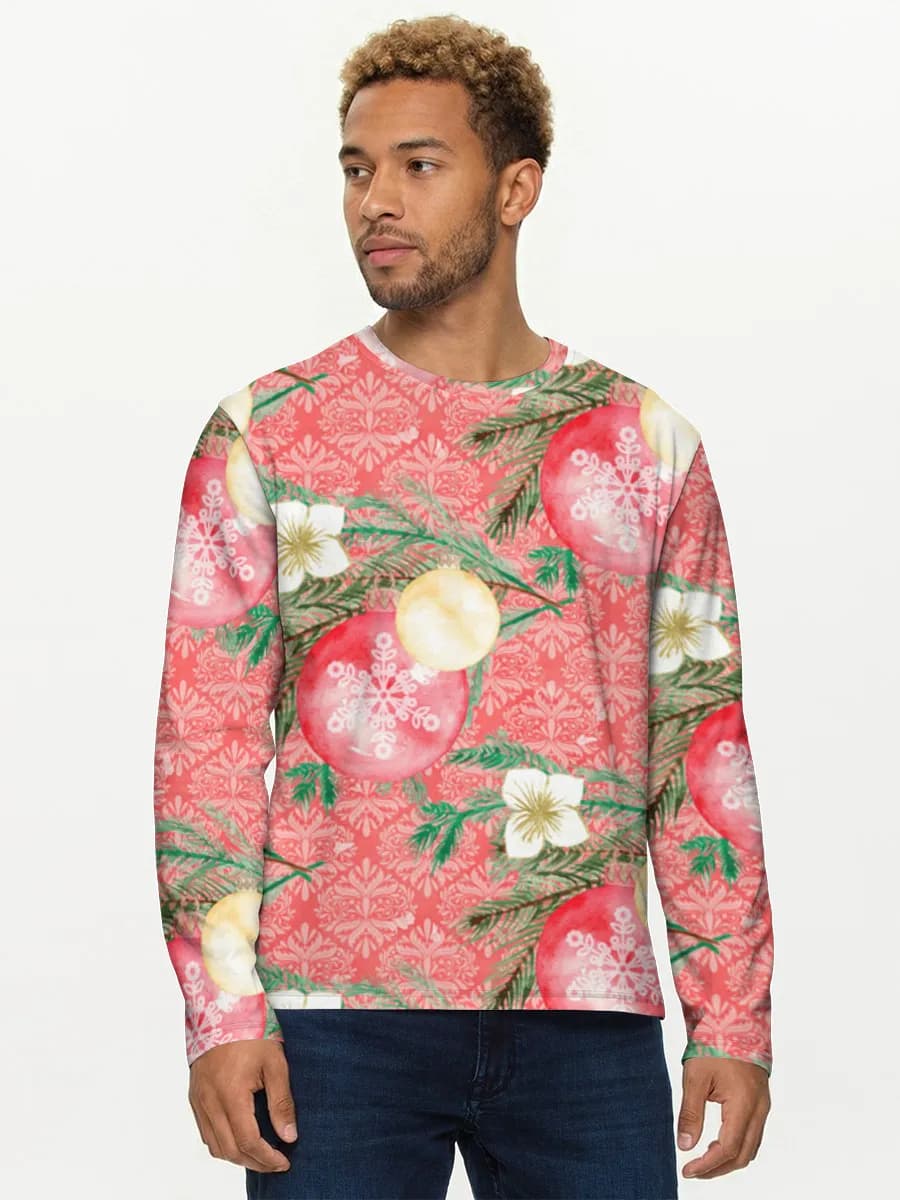 Men's cotton long sleeve shirt