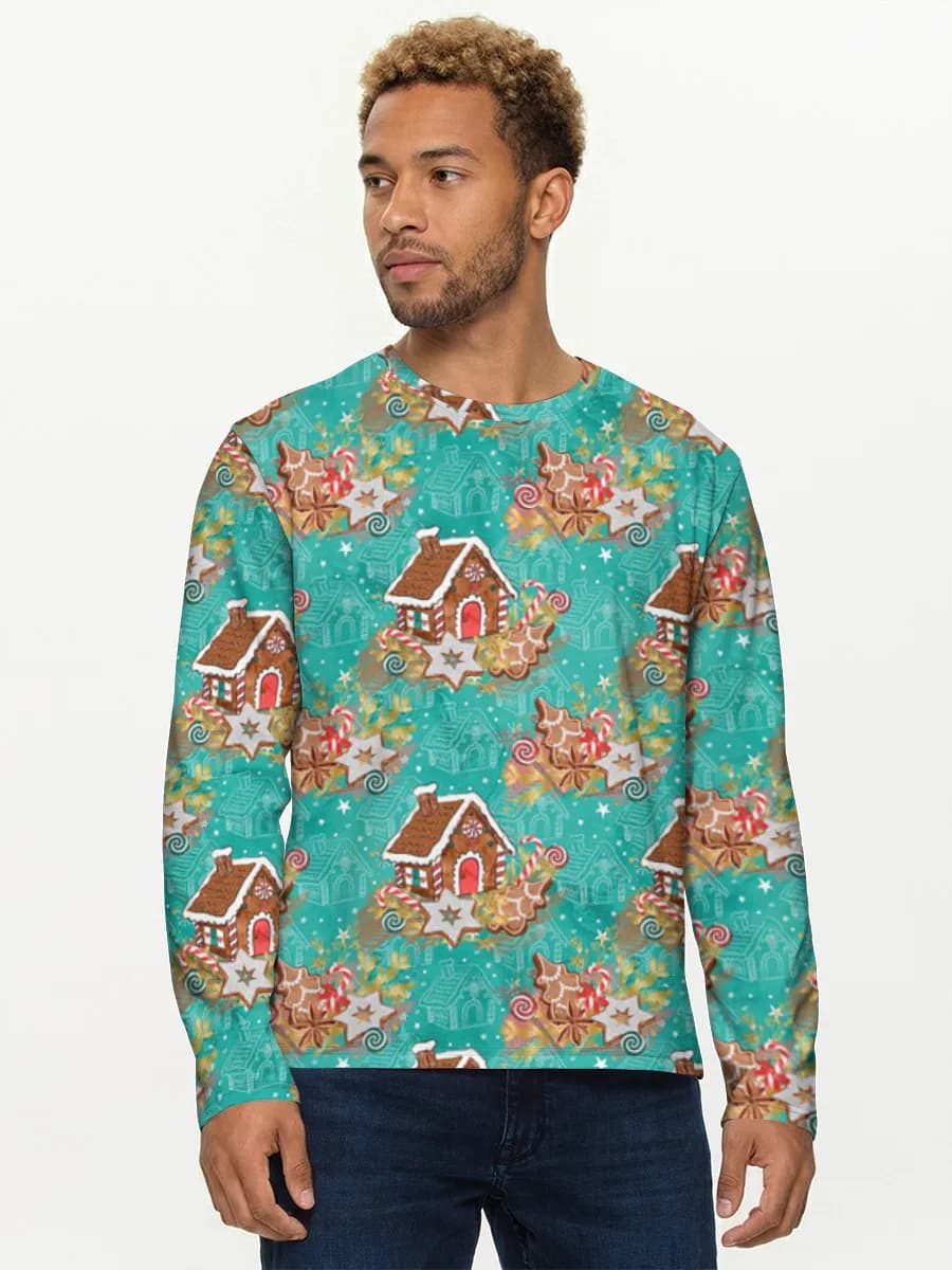 Men's cotton long sleeve shirt