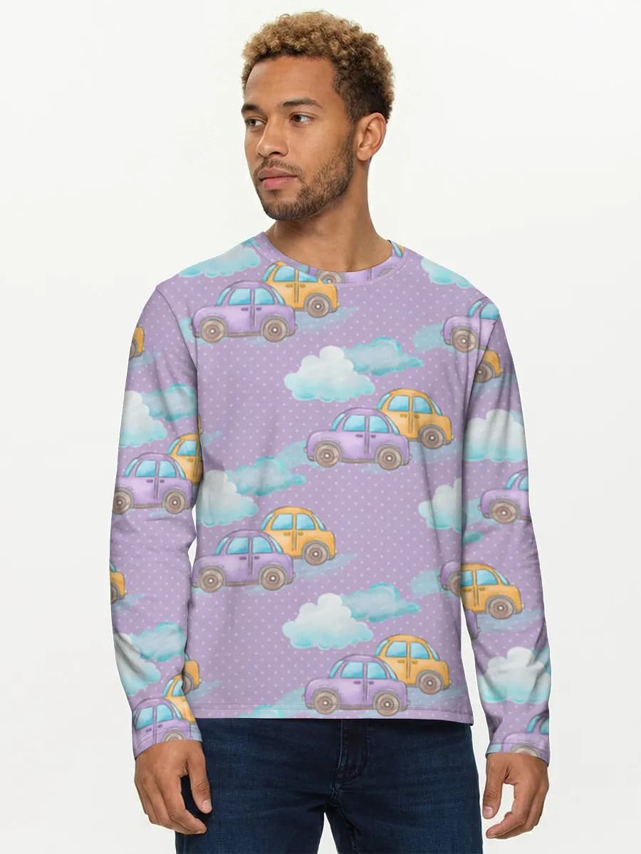 T-shirt Coton Manches Longues Homme