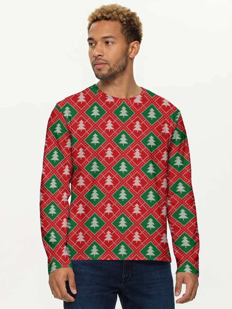 Men's cotton long sleeve shirt