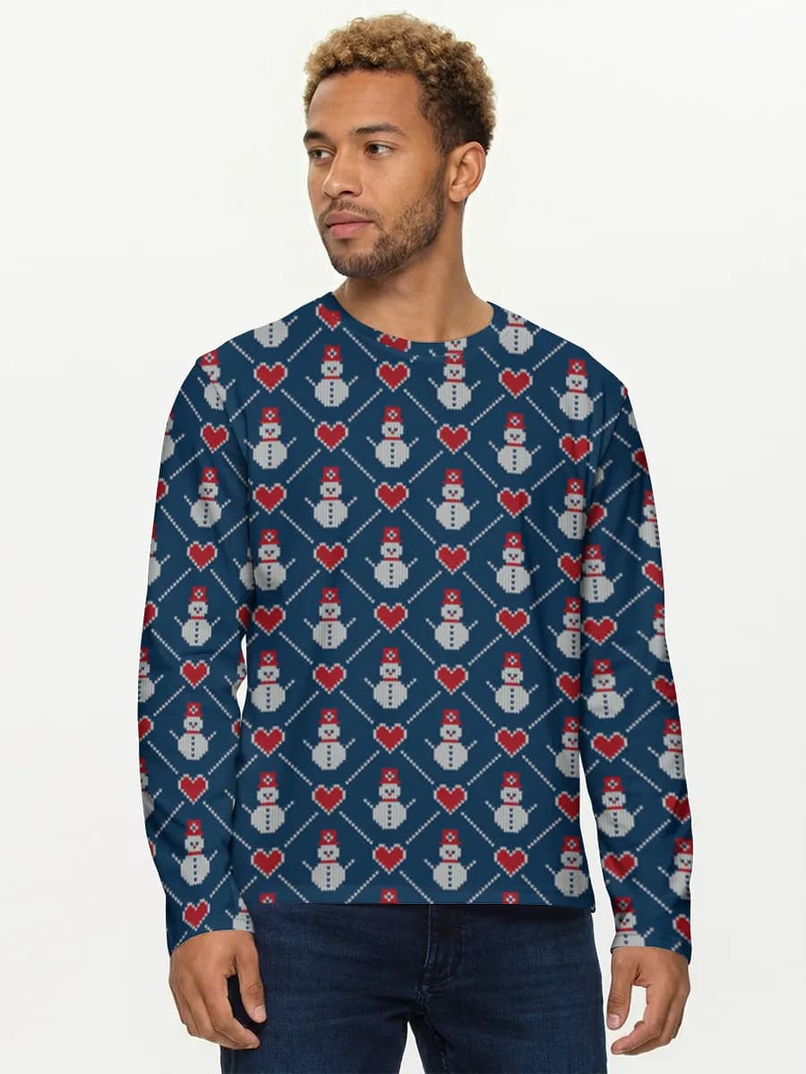 Men's cotton long sleeve shirt