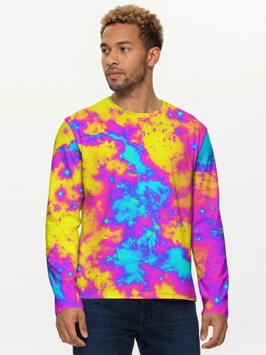 Men's cotton long sleeve shirt
