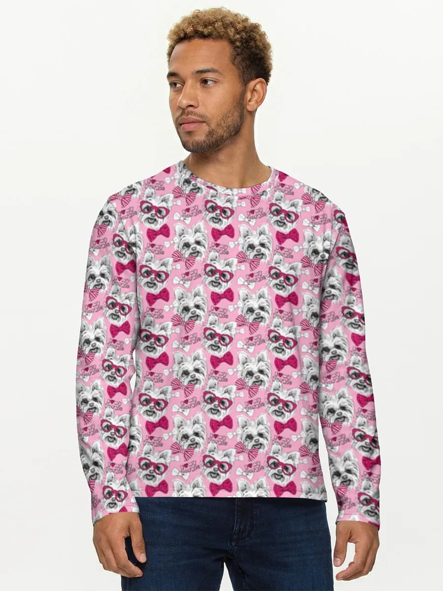 Camisa de manga larga de algodón para hombre