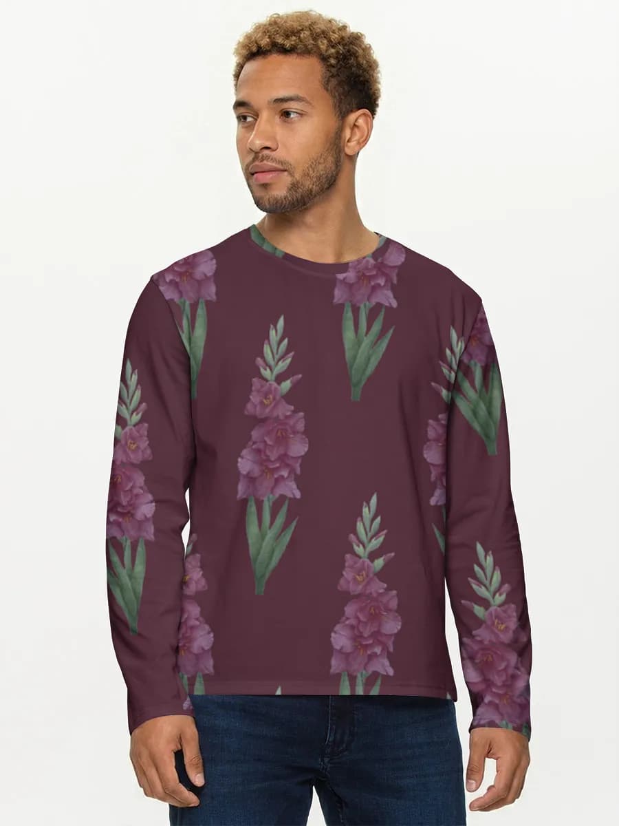 Men's cotton long sleeve shirt