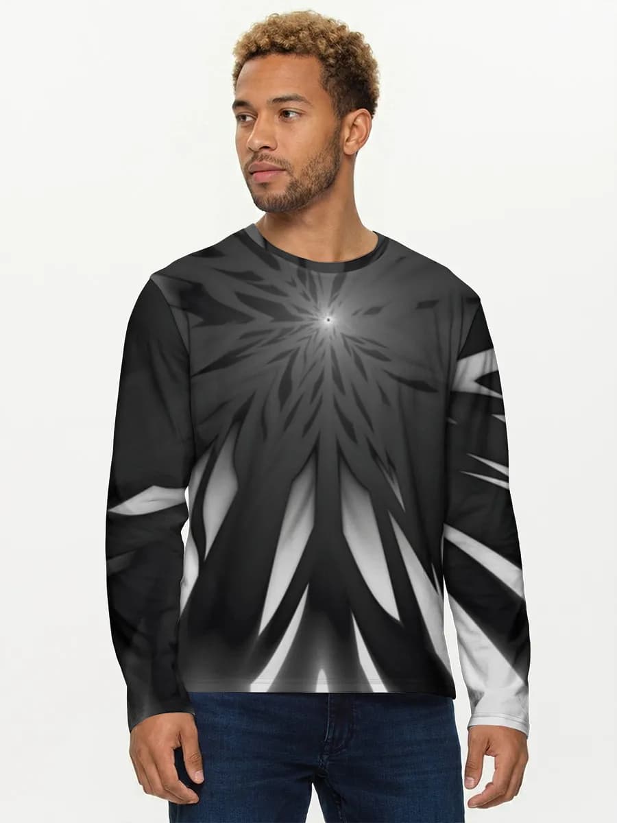 T-shirt Coton Manches Longues Homme