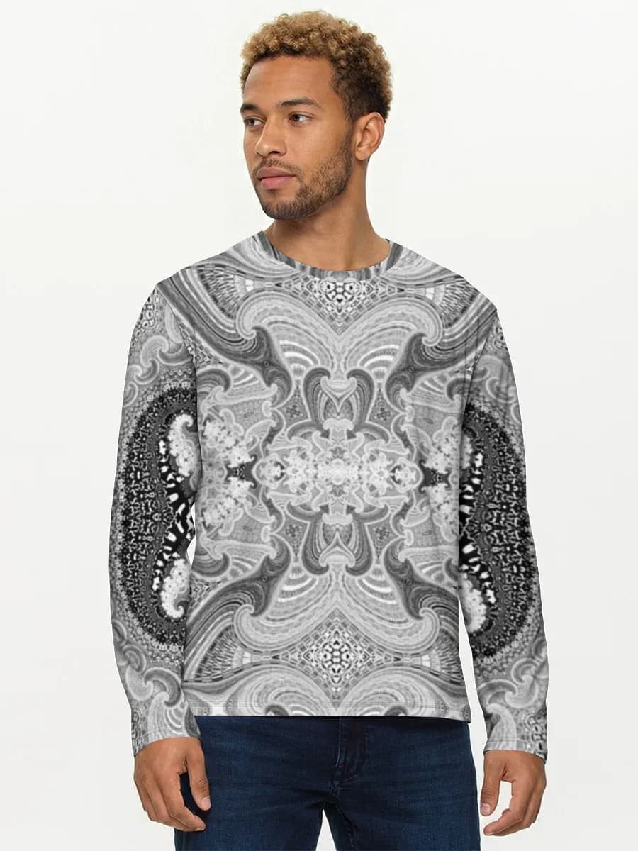 Men's cotton long sleeve shirt