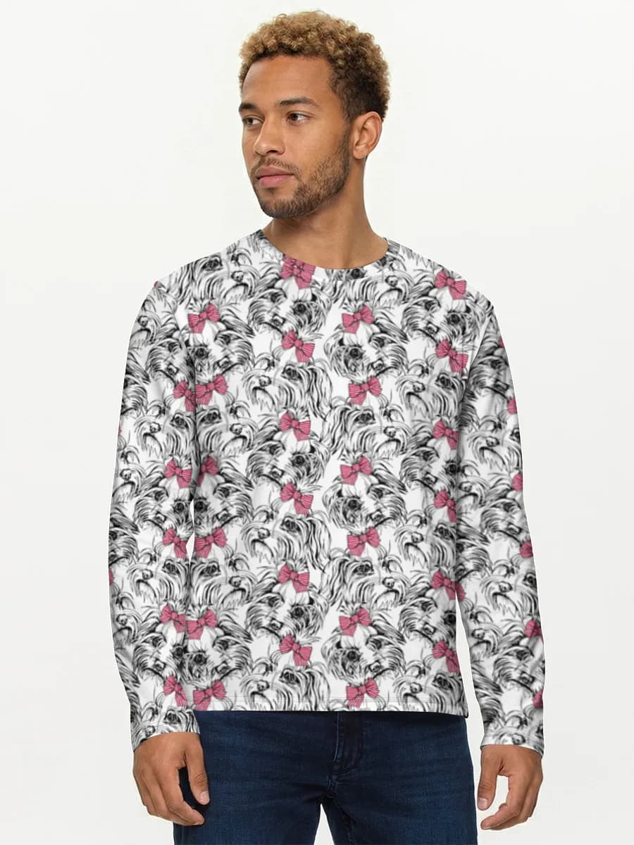 T-shirt Coton Manches Longues Homme