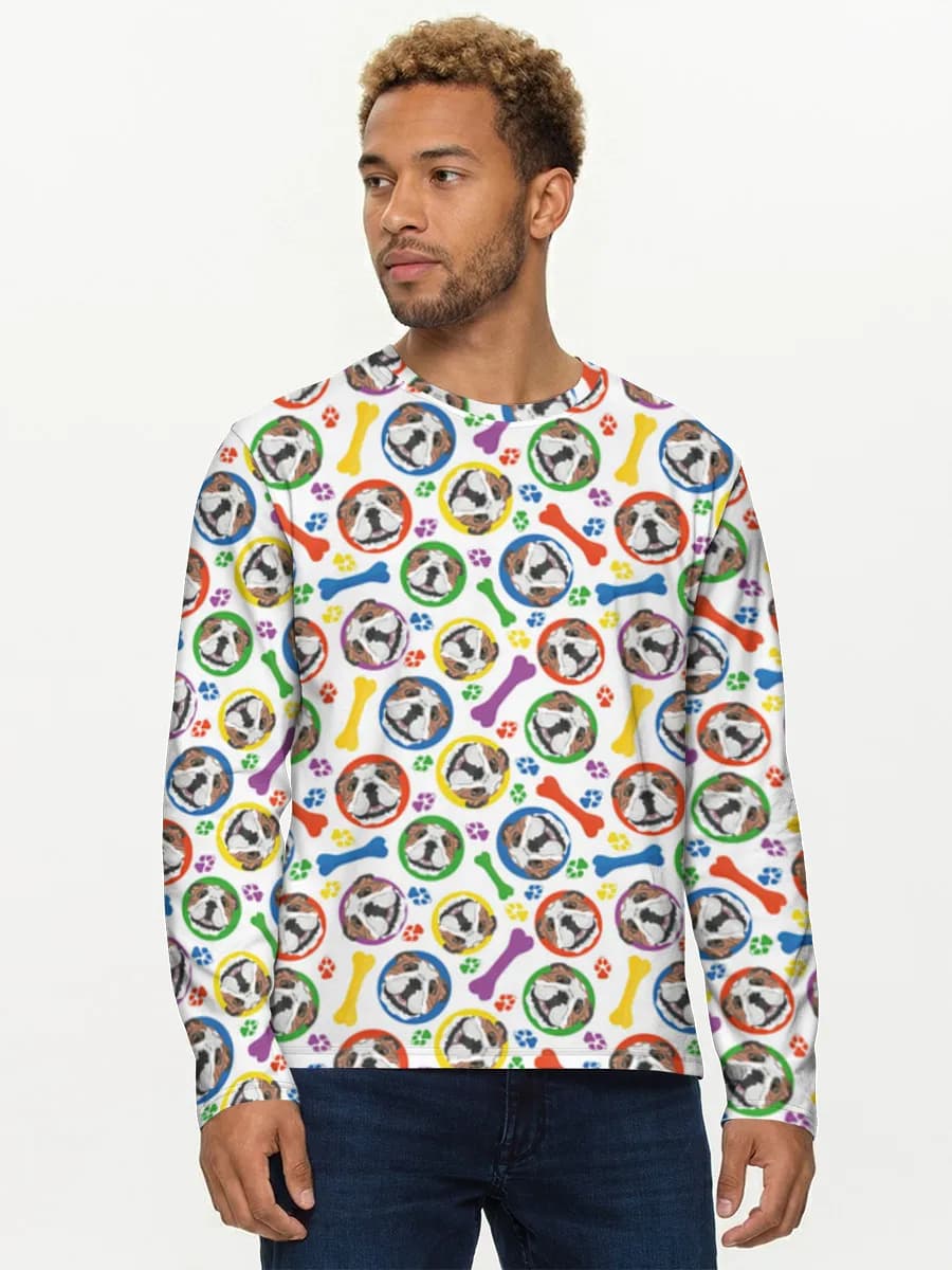 T-shirt Coton Manches Longues Homme