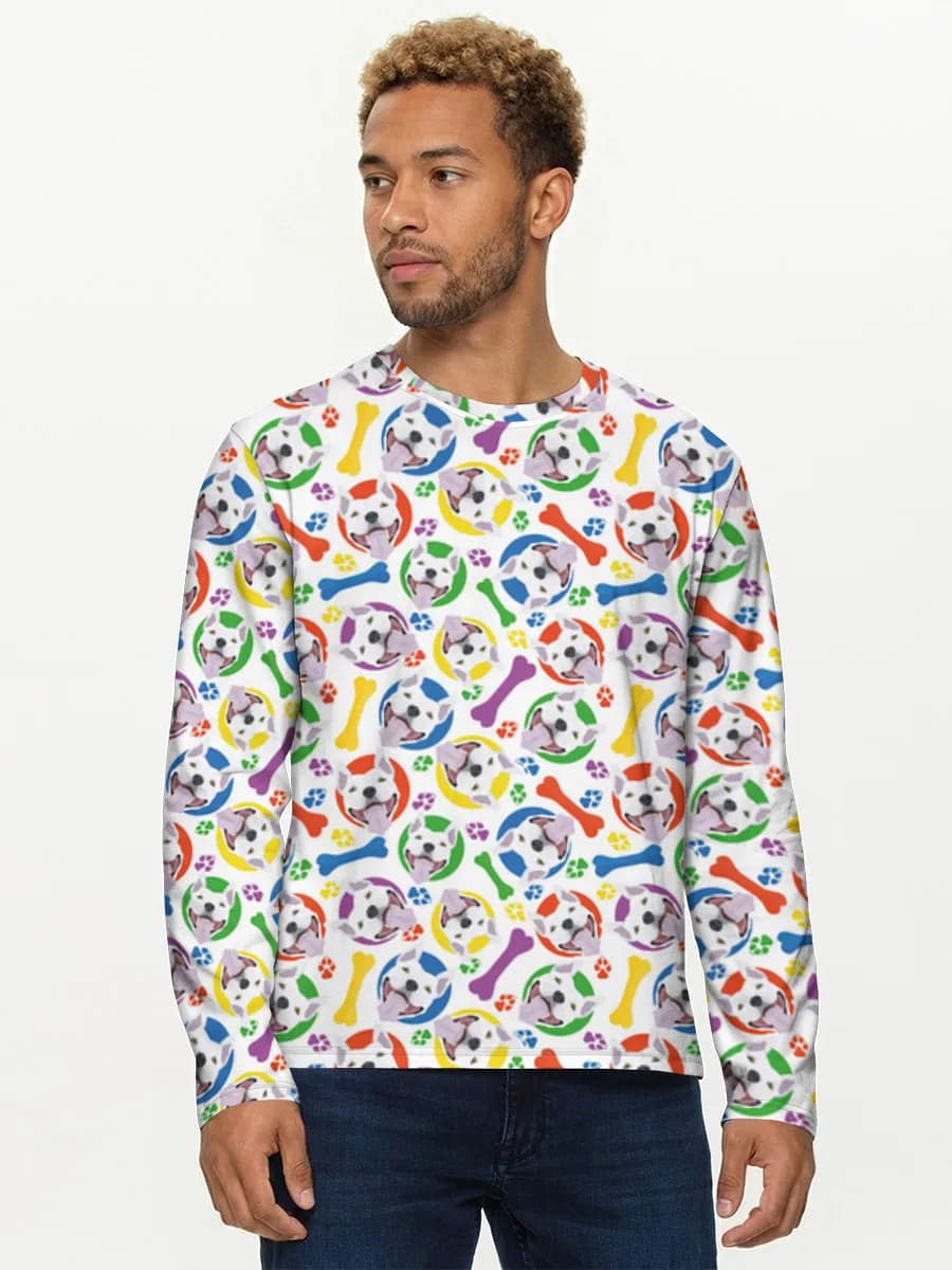 Men's cotton long sleeve shirt