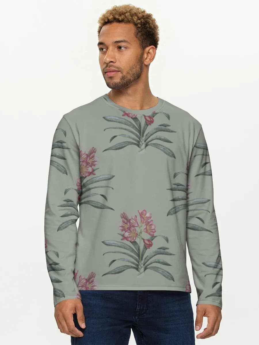 Men's cotton long sleeve shirt