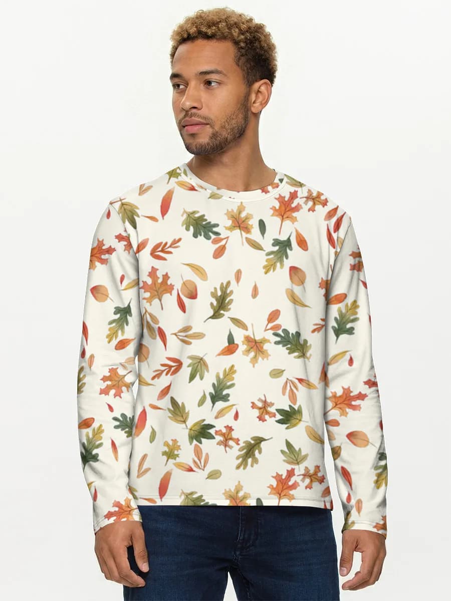 T-shirt Coton Manches Longues Homme