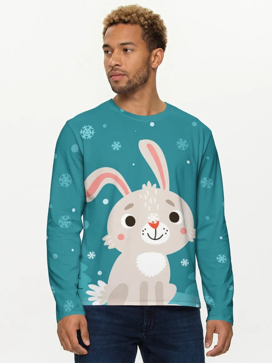 Camisa de manga larga de algodón para hombre