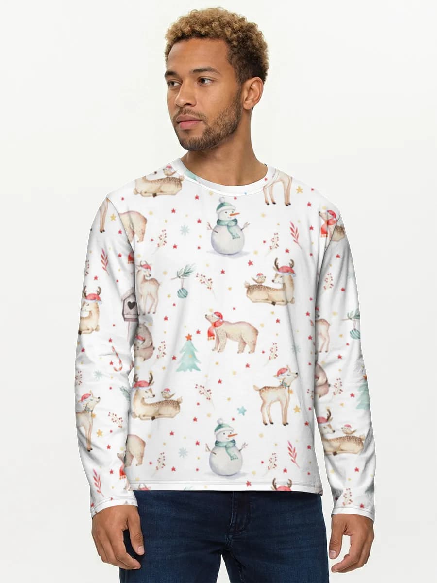 Camisa de manga larga de algodón para hombre