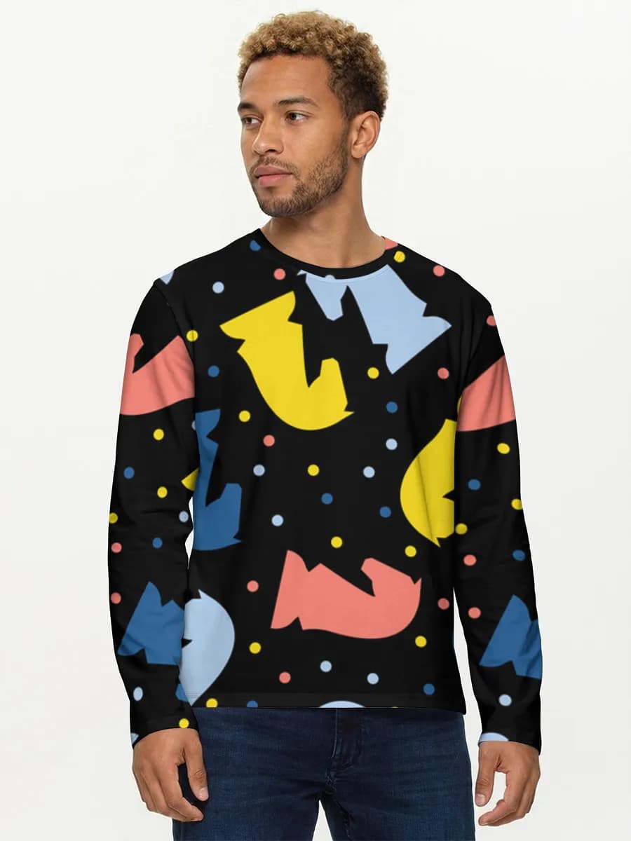 Men's cotton long sleeve shirt