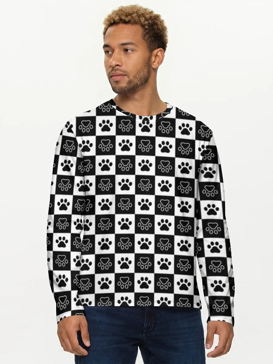 Men's cotton long sleeve shirt