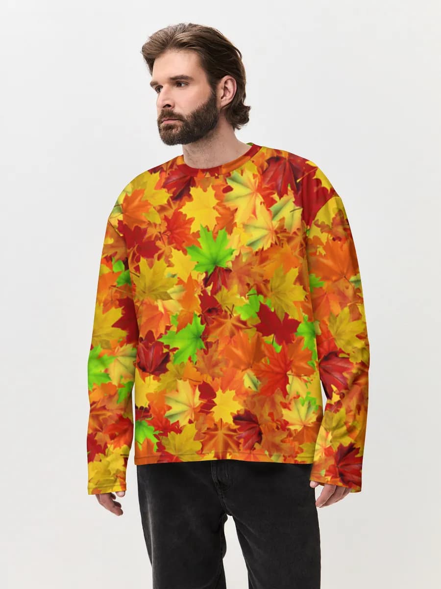 T-shirt Manches Longues Coton Oversize Homme