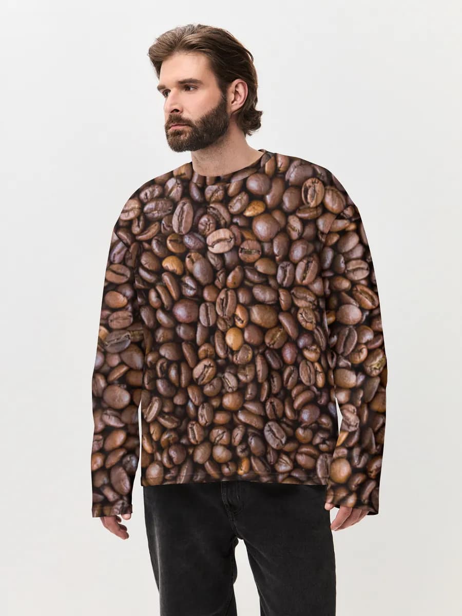 Men's oversized cotton long sleeve