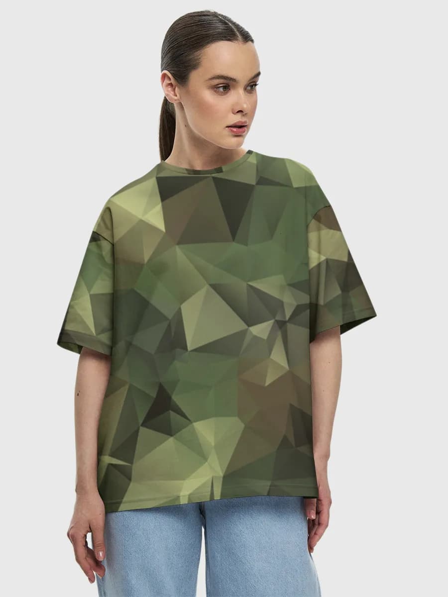 Women's oversized cotton T-shirt