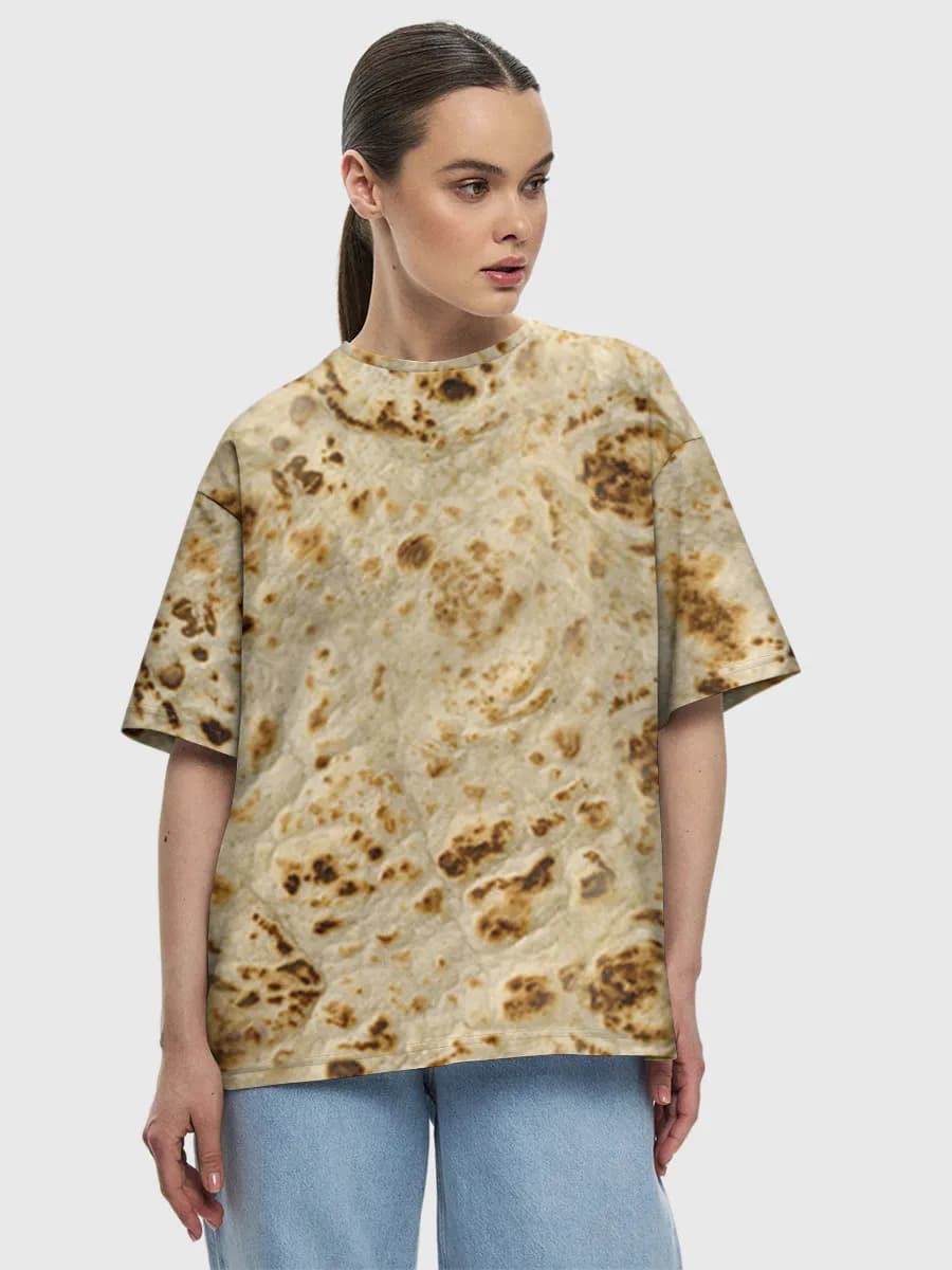 Women's oversized cotton T-shirt
