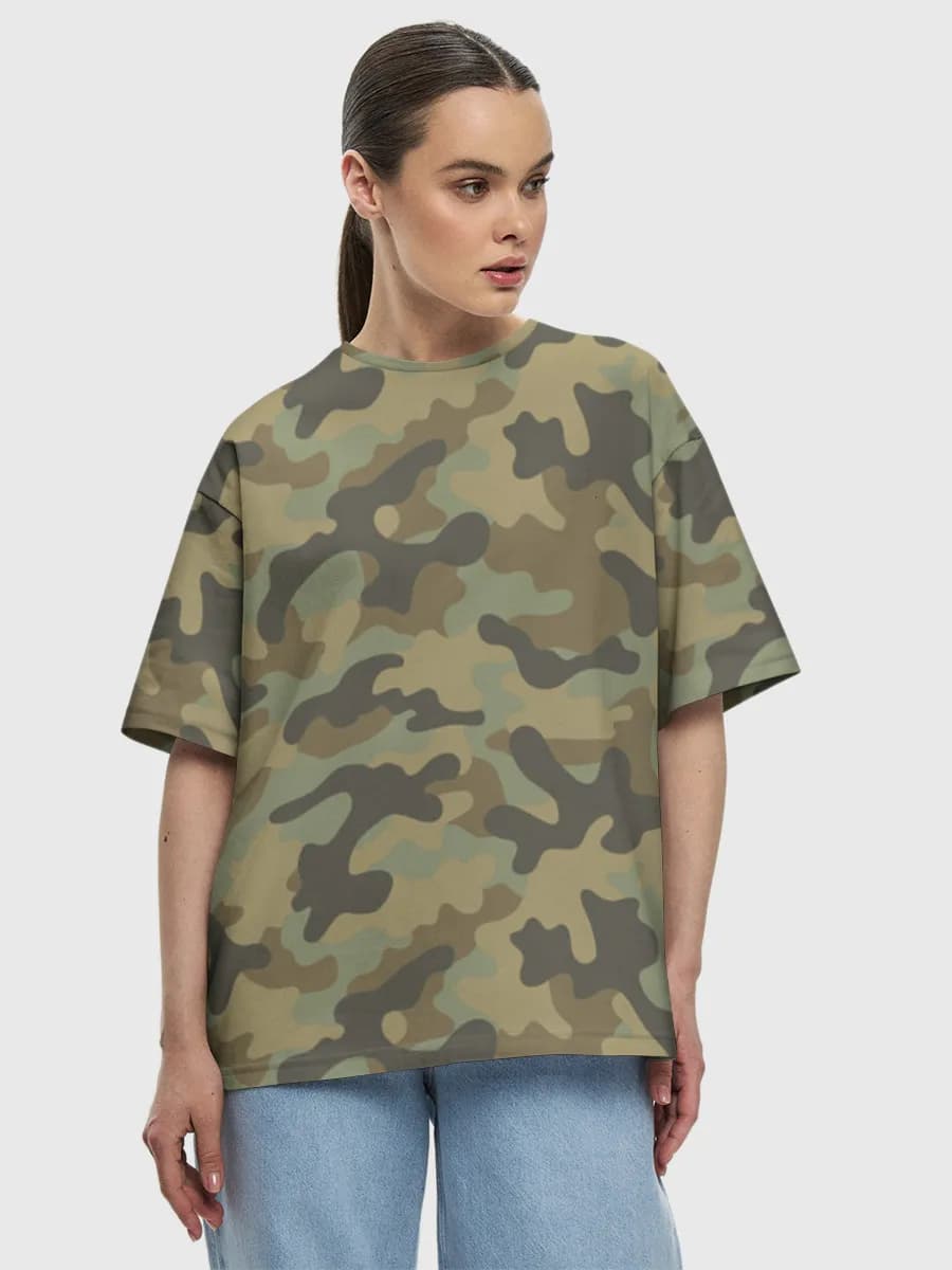 Women's oversized cotton T-shirt