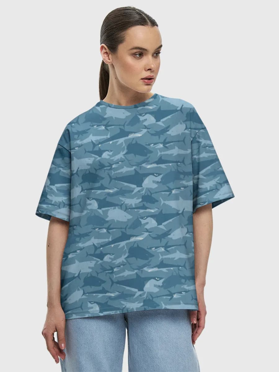 レディース ビッグシルエット コットンTシャツ