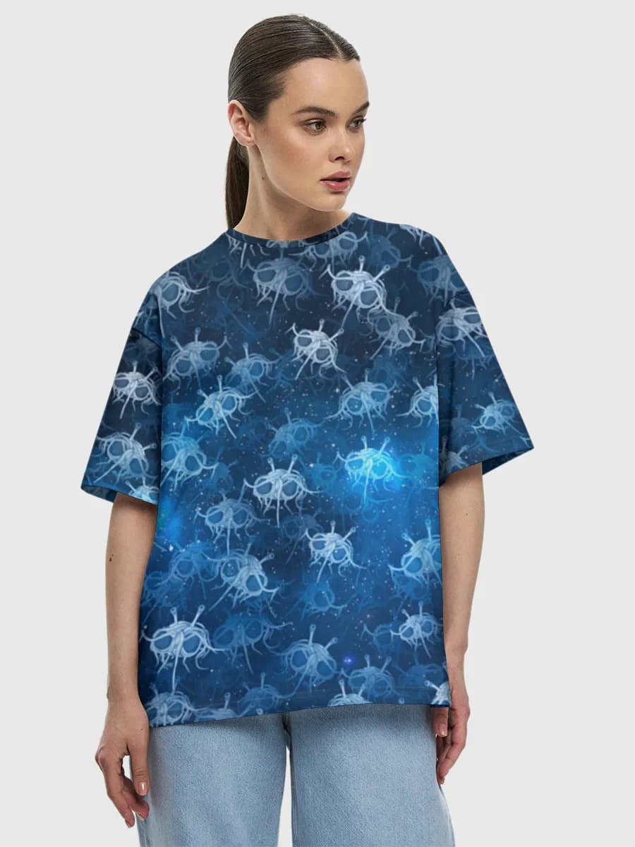 Women's oversized cotton T-shirt