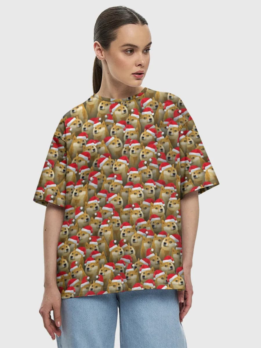 Women's oversized cotton T-shirt